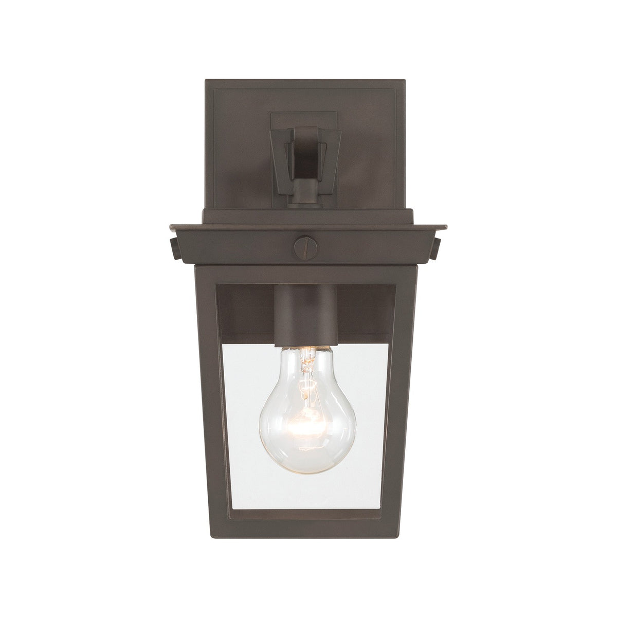 Crystorama - BEL-A8061-TZ - Lampe extérieure à une lumière Murale - Belmont - Bronze crépusculaire