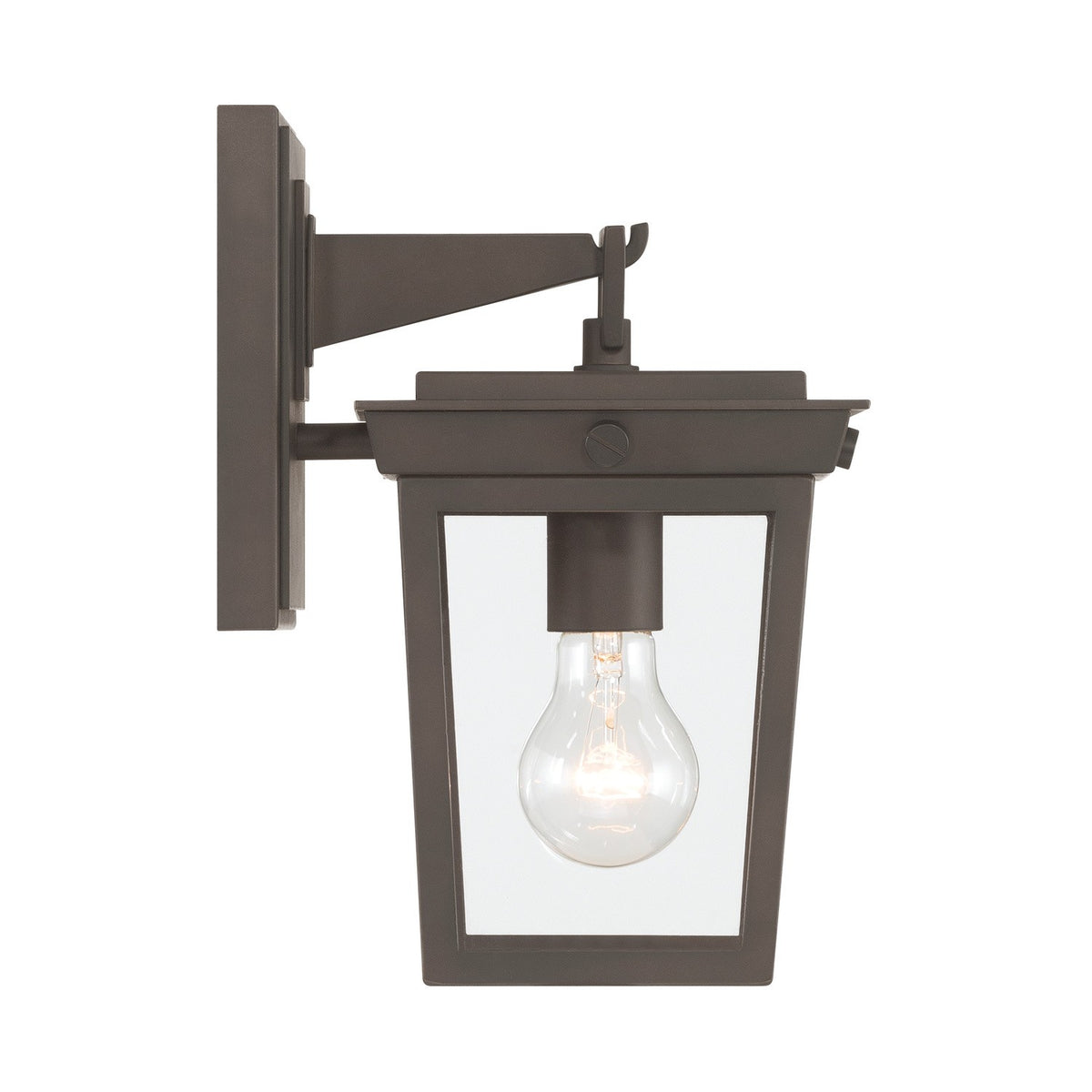 Crystorama - BEL-A8061-TZ - Lampe extérieure à une lumière Murale - Belmont - Bronze crépusculaire