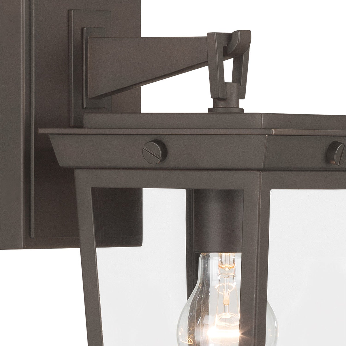 Crystorama - BEL-A8061-TZ - Lampe extérieure à une lumière Murale - Belmont - Bronze crépusculaire