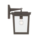 Crystorama - BEL-A8062-TZ - Lampe extérieure à une lumière Murale - Belmont - Bronze crépusculaire