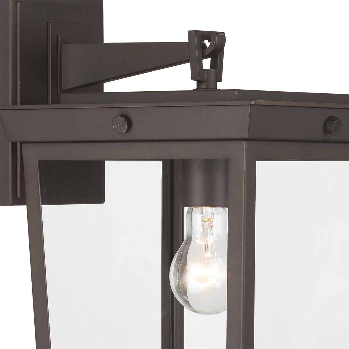 Crystorama - BEL-A8062-TZ - Lampe extérieure à une lumière Murale - Belmont - Bronze crépusculaire
