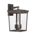 Crystorama - BEL-A8063-TZ - Lampe extérieure à trois lampes Murale - Belmont - Bronze crépusculaire