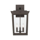 Crystorama - BEL-A8063-TZ - Lampe extérieure à trois lampes Murale - Belmont - Bronze crépusculaire