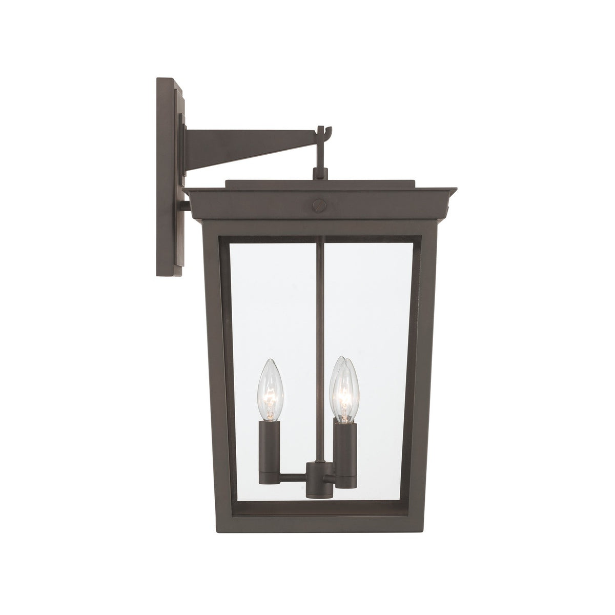 Crystorama - BEL-A8063-TZ - Lampe extérieure à trois lampes Murale - Belmont - Bronze crépusculaire