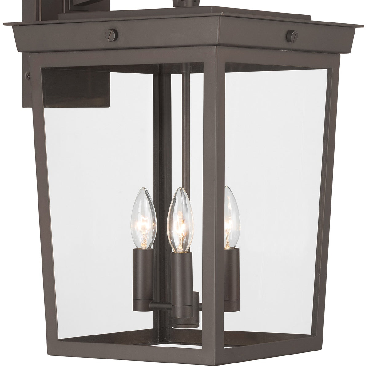 Crystorama - BEL-A8063-TZ - Lampe extérieure à trois lampes Murale - Belmont - Bronze crépusculaire
