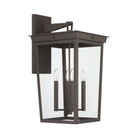 Crystorama - BEL-A8064-TZ - Quatre lampes extérieures Murale - Belmont - Bronze crépusculaire