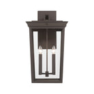 Crystorama - BEL-A8064-TZ - Quatre lampes extérieures Murale - Belmont - Bronze crépusculaire