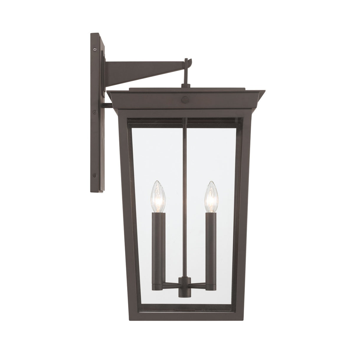 Crystorama - BEL-A8064-TZ - Quatre lampes extérieures Murale - Belmont - Bronze crépusculaire