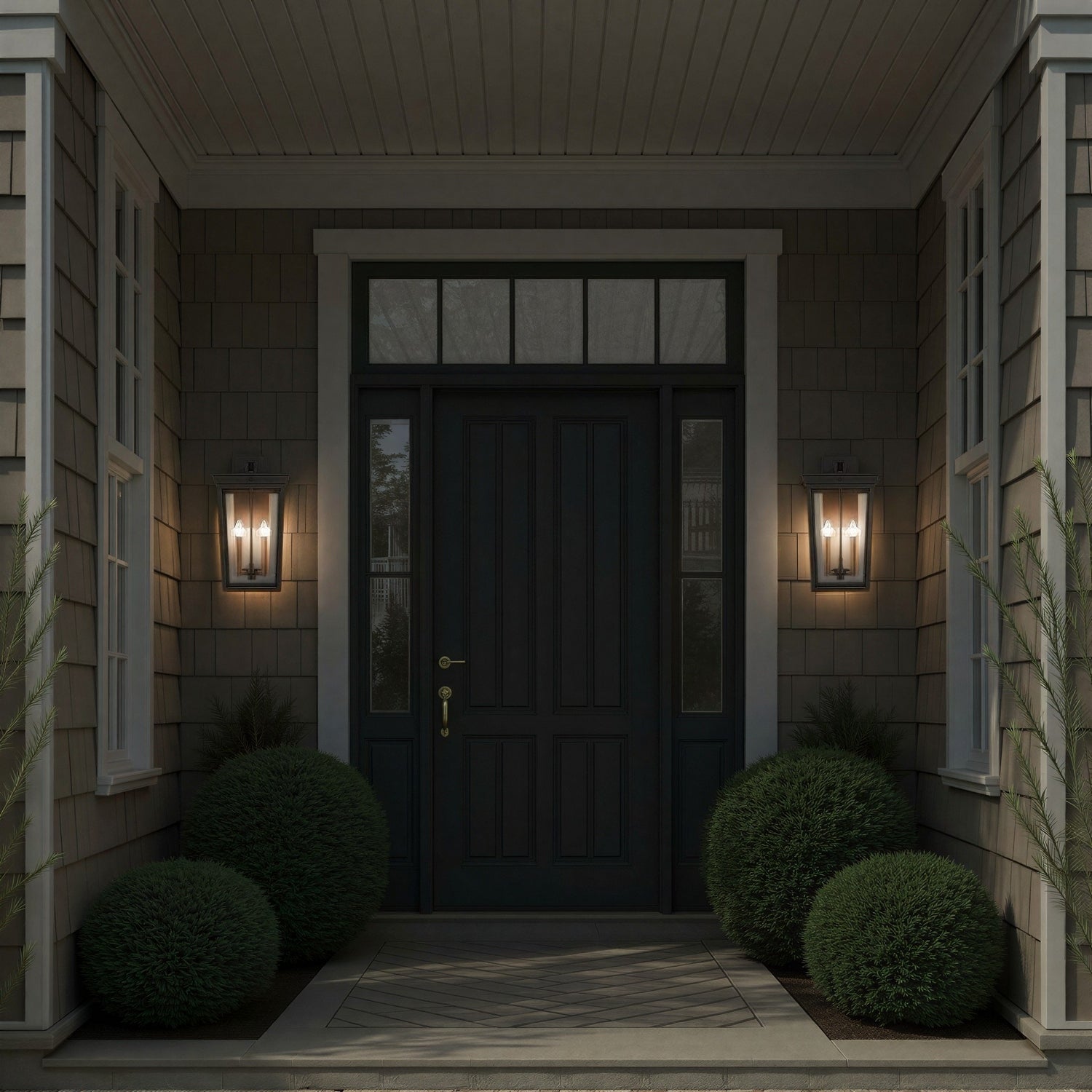 Crystorama - BEL-A8064-TZ - Four Light Outdoor Wall Sconce - Belmont - Twilight Bronze