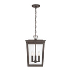 Crystorama - BEL-A8065-TZ - Lampe extérieure à trois lampes Suspension - Belmont - Bronze crépusculaire