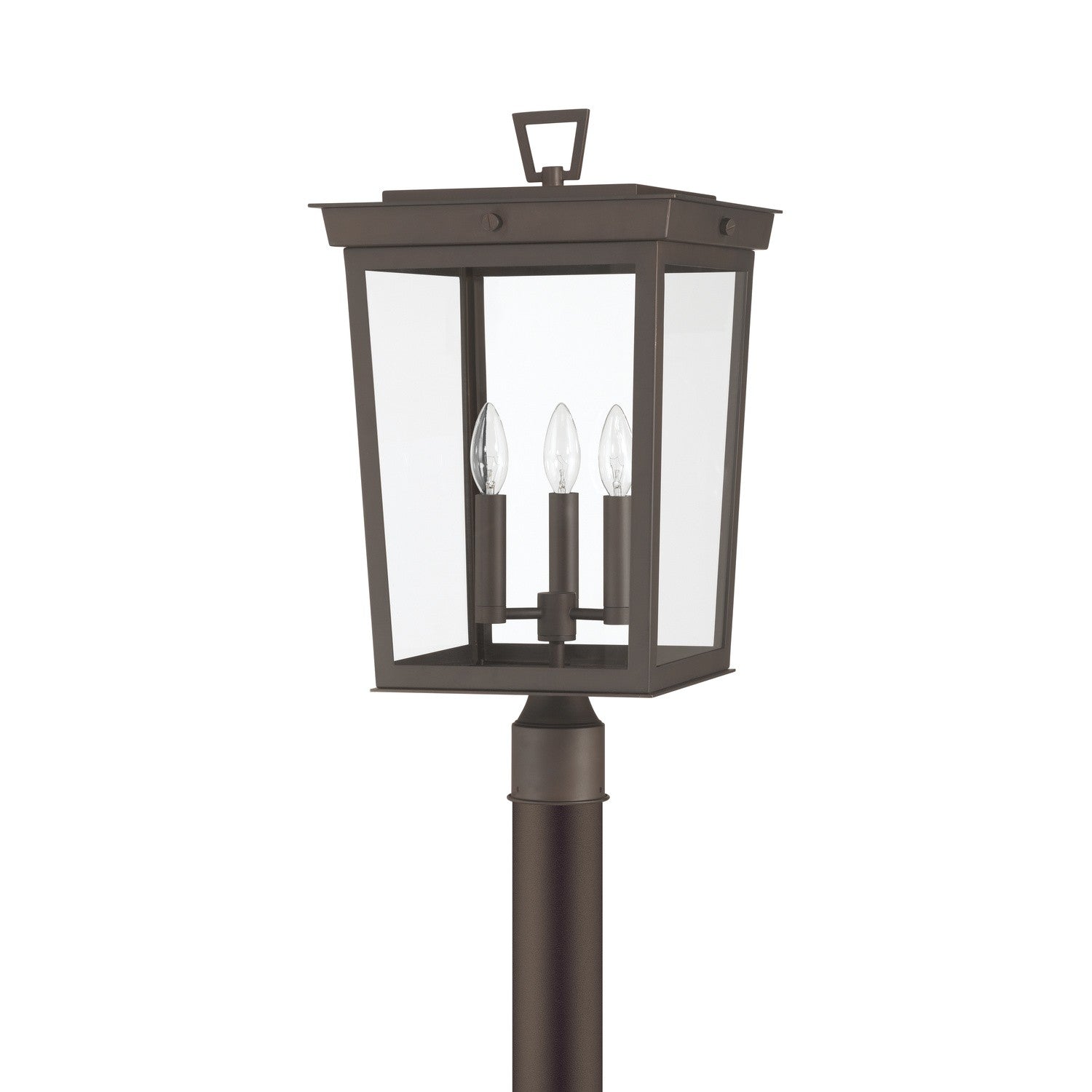 Crystorama - BEL-A8069-TZ - Three Light Outdoor Post Mount - Belmont - Twilight Bronze