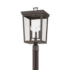 Crystorama - BEL-A8069-TZ - Applique murale extérieure à trois lampes - Belmont - Bronze crépuscule