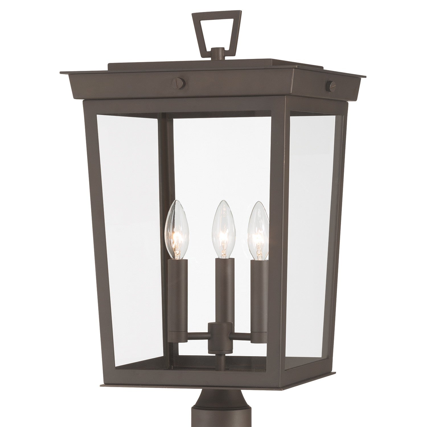 Crystorama - BEL-A8069-TZ - Three Light Outdoor Post Mount - Belmont - Twilight Bronze