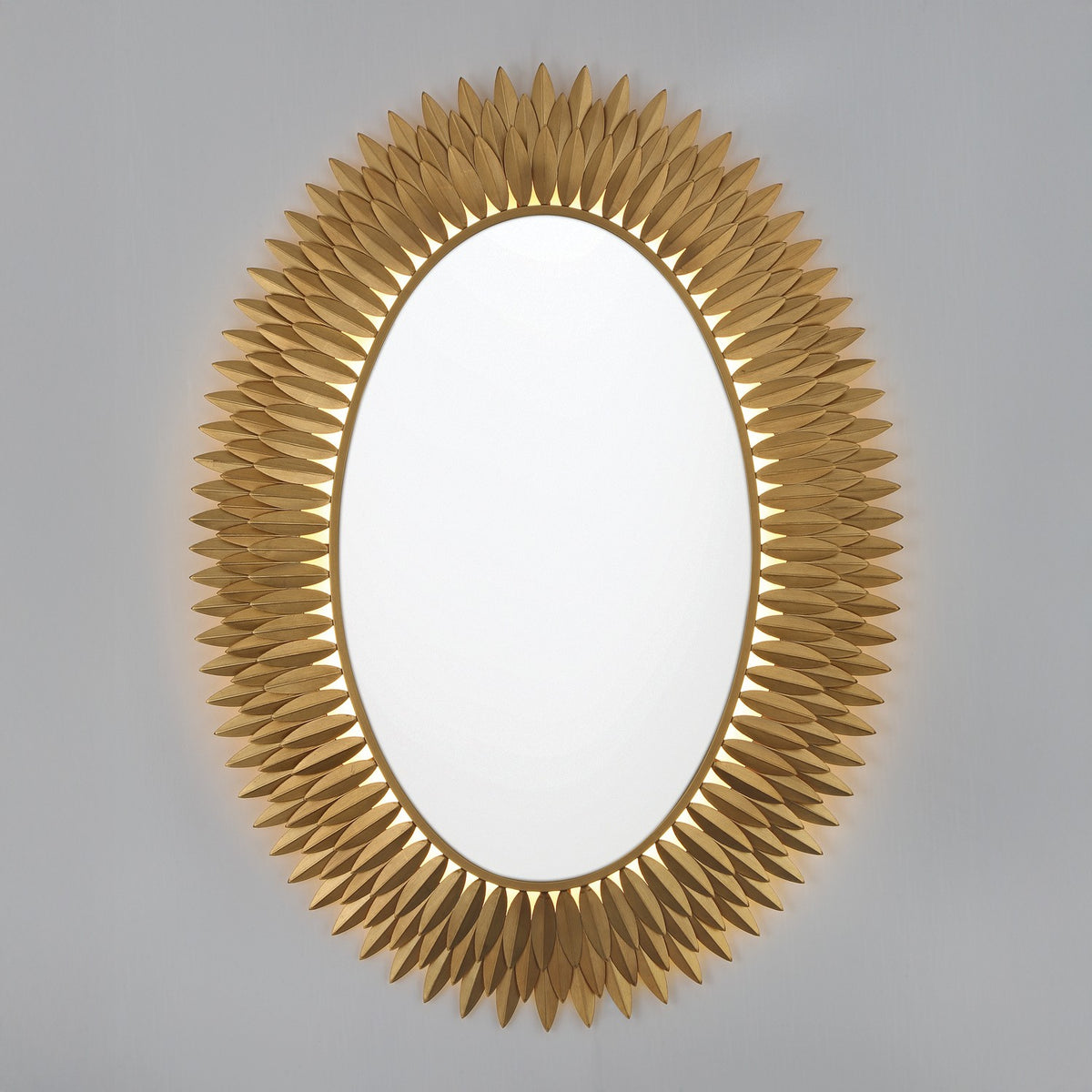 Crystorama - BRH-M500-GA - LED Mirror - Broche - Antique Gold