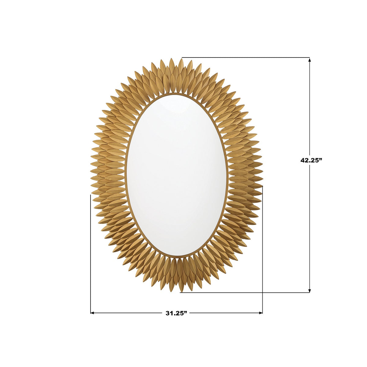 Crystorama - BRH-M500-GA - LED Mirror - Broche - Antique Gold