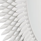 Crystorama - BRH-M546-MT - Miroir - Broche - Blanc mat