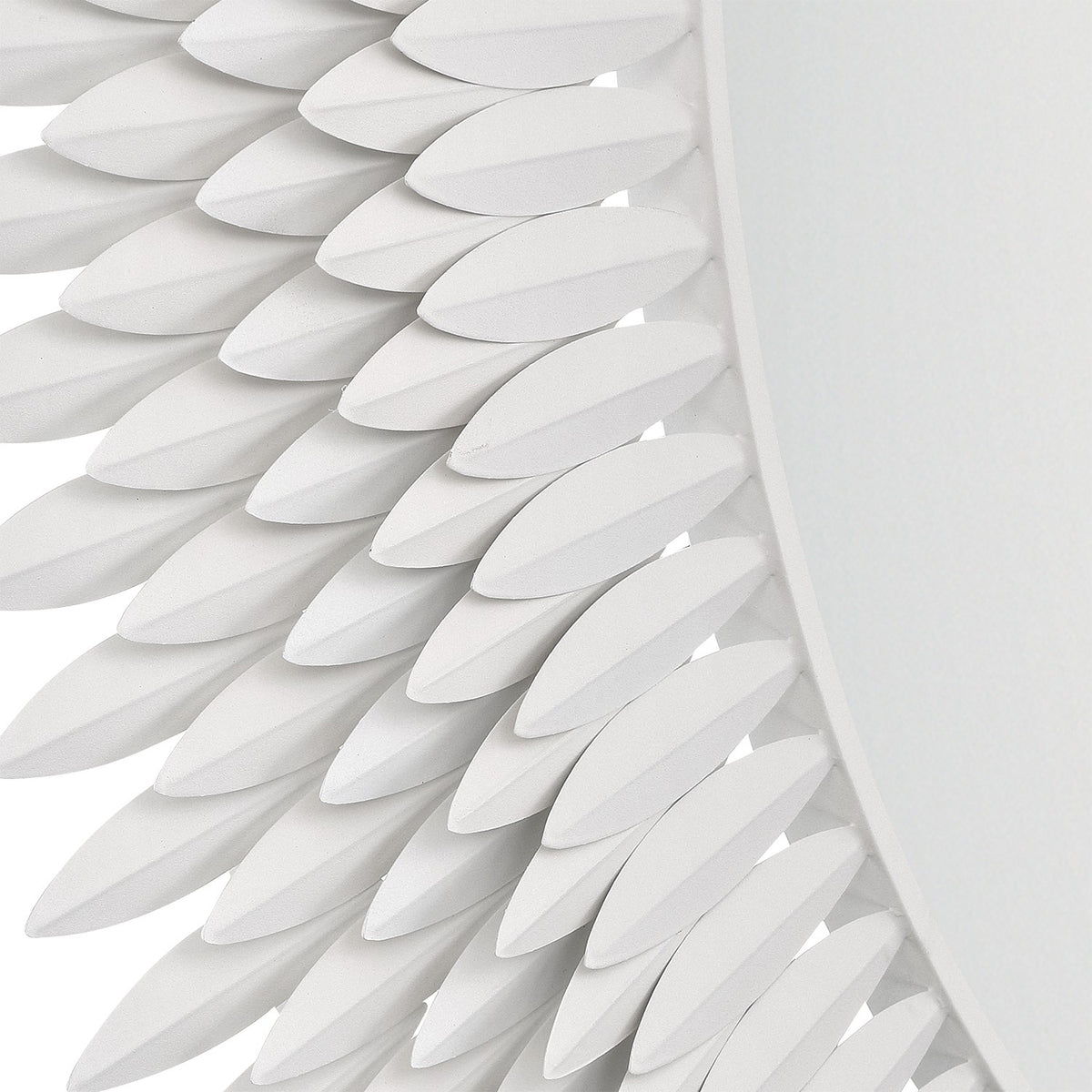 Crystorama - BRH-M546-MT - Mirror - Broche - Matte White