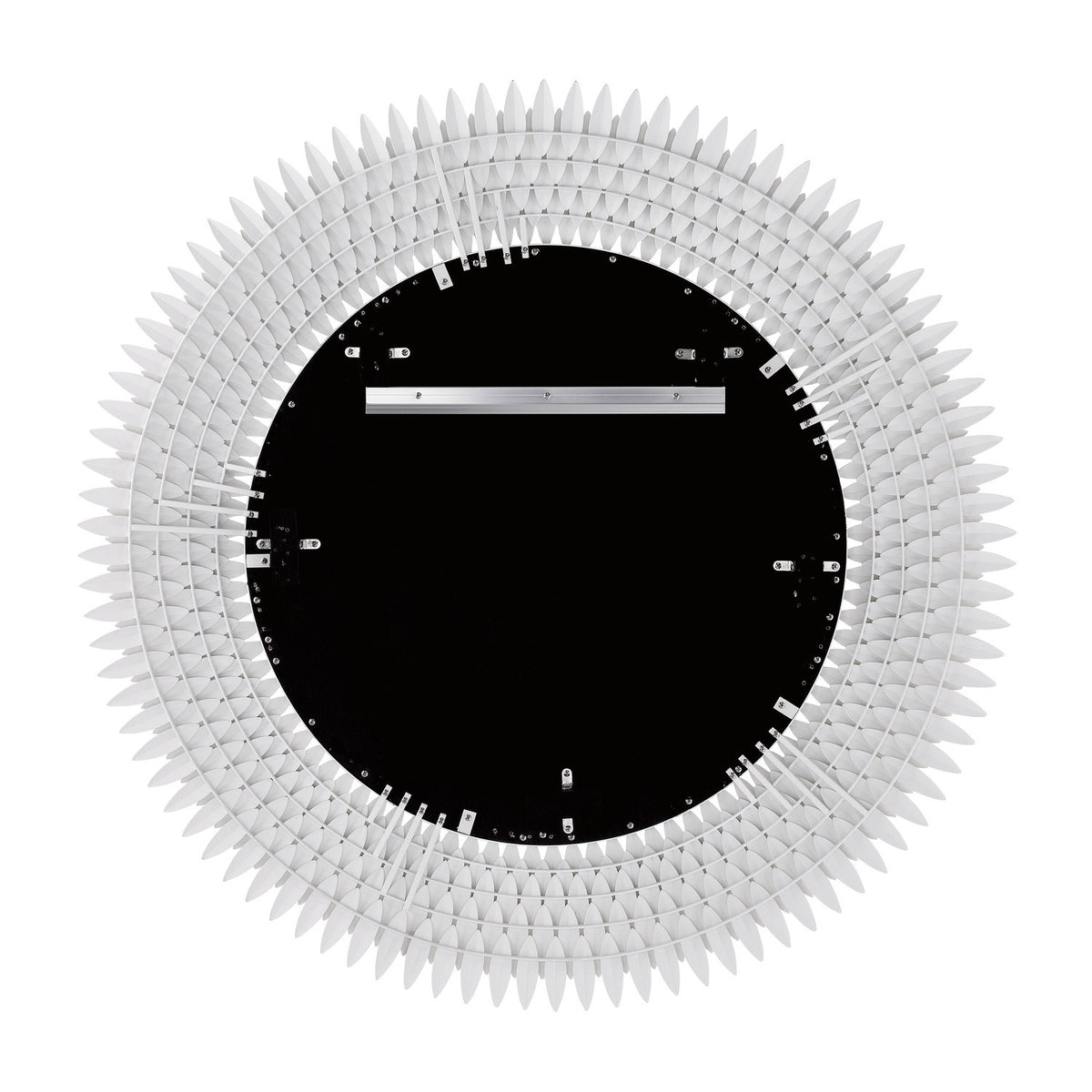 Crystorama - BRH-M546-MT - Mirror - Broche - Matte White