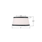 Crystorama - CAL-2400-PN - Trois lumières Plafonnier - Callahan - Nickel poli