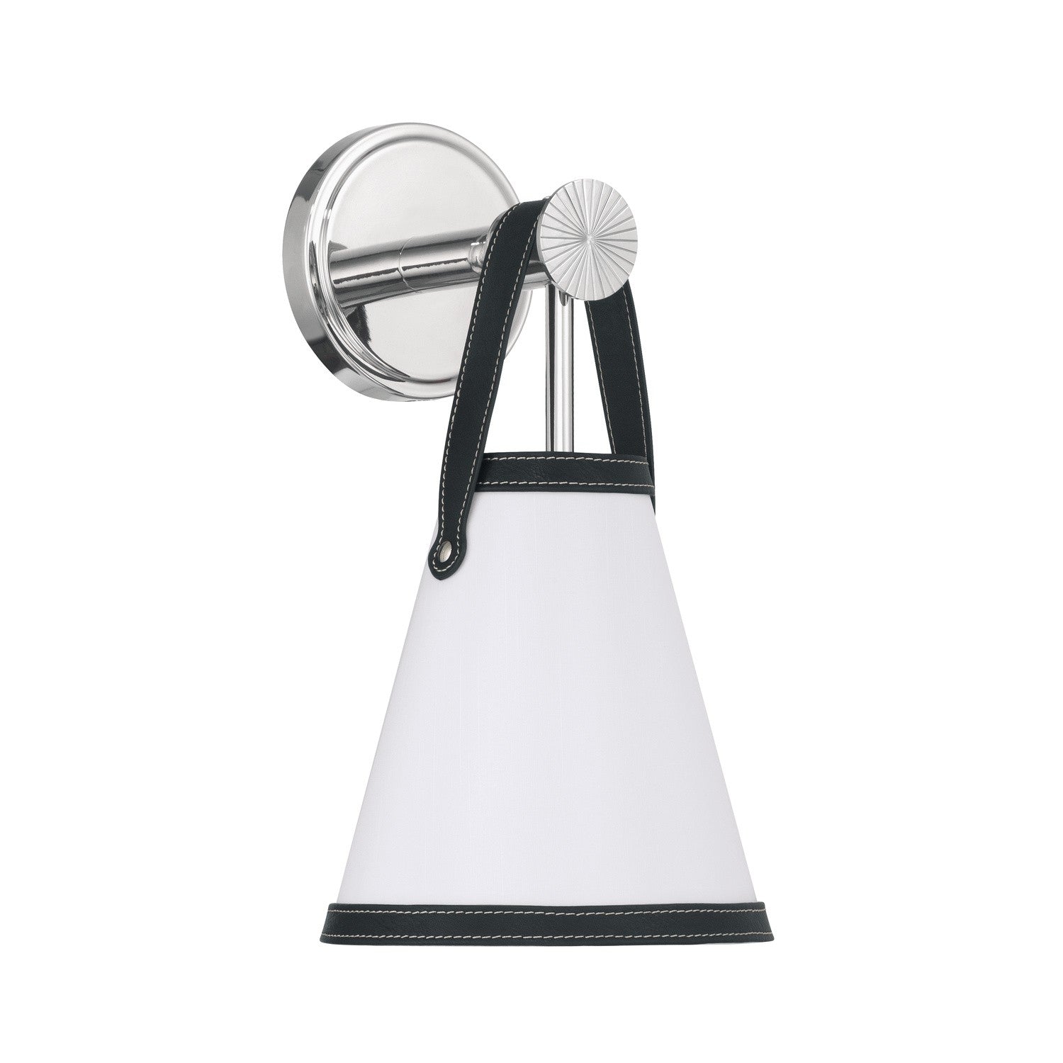 Crystorama - CAL-2401-PN - One Light Wall Sconce - Callahan - Polished Nickel