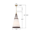 Crystorama - CAL-2404-LG - Trois lumières Suspension - Callahan - Luxe Gold