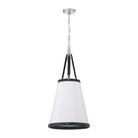 Crystorama - CAL-2404-PN - Trois lumières Suspension - Callahan - Nickel poli