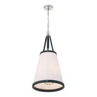 Crystorama - CAL-2404-PN - Trois lumières Suspension - Callahan - Nickel poli
