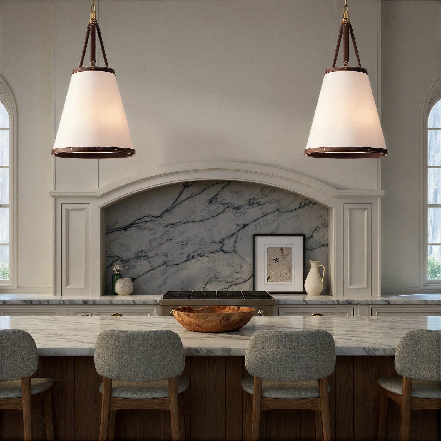 Crystorama - CAL-2405-LG - Quatre lumières Suspension - Callahan - Luxe Gold