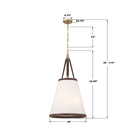 Crystorama - CAL-2405-LG - Quatre lumières Suspension - Callahan - Luxe Gold
