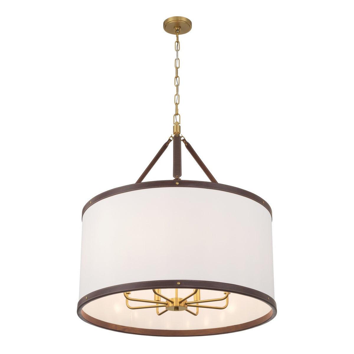 Crystorama - CAL-2408-LG - Eight Light Pendant - Callahan - Luxe Gold