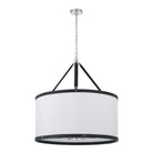 Crystorama - CAL-2408-PN - Huit lumières Suspension - Callahan - Nickel poli
