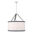 Crystorama - CAL-2408-PN - Huit lumières Suspension - Callahan - Nickel poli