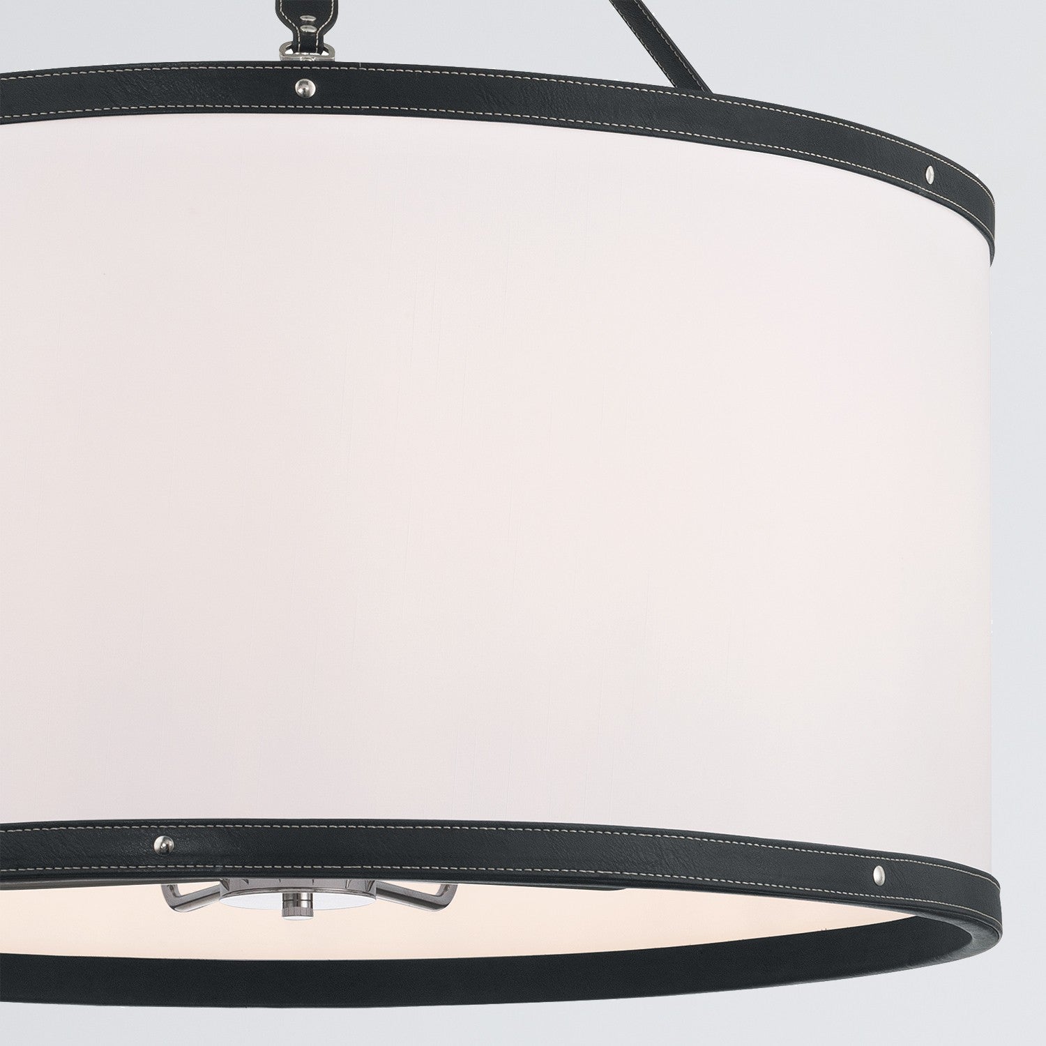 Crystorama - CAL-2408-PN - Huit lumières Suspension - Callahan - Nickel poli