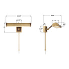 Crystorama - CAL-2411-LG - Éclairage LED pour tableaux - Callahan - Luxe Gold