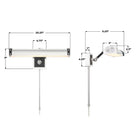 Crystorama - CAL-2411-PN - Éclairage de tableau LED - Callahan - Nickel poli