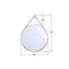 Crystorama - CAL-M224-PN - Miroir - Callahan - Nickel poli