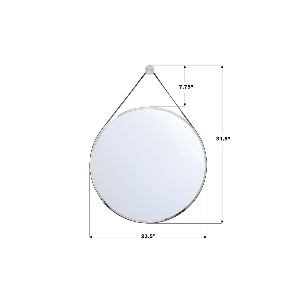 Crystorama - CAL-M224-PN - Mirror - Callahan - Polished Nickel