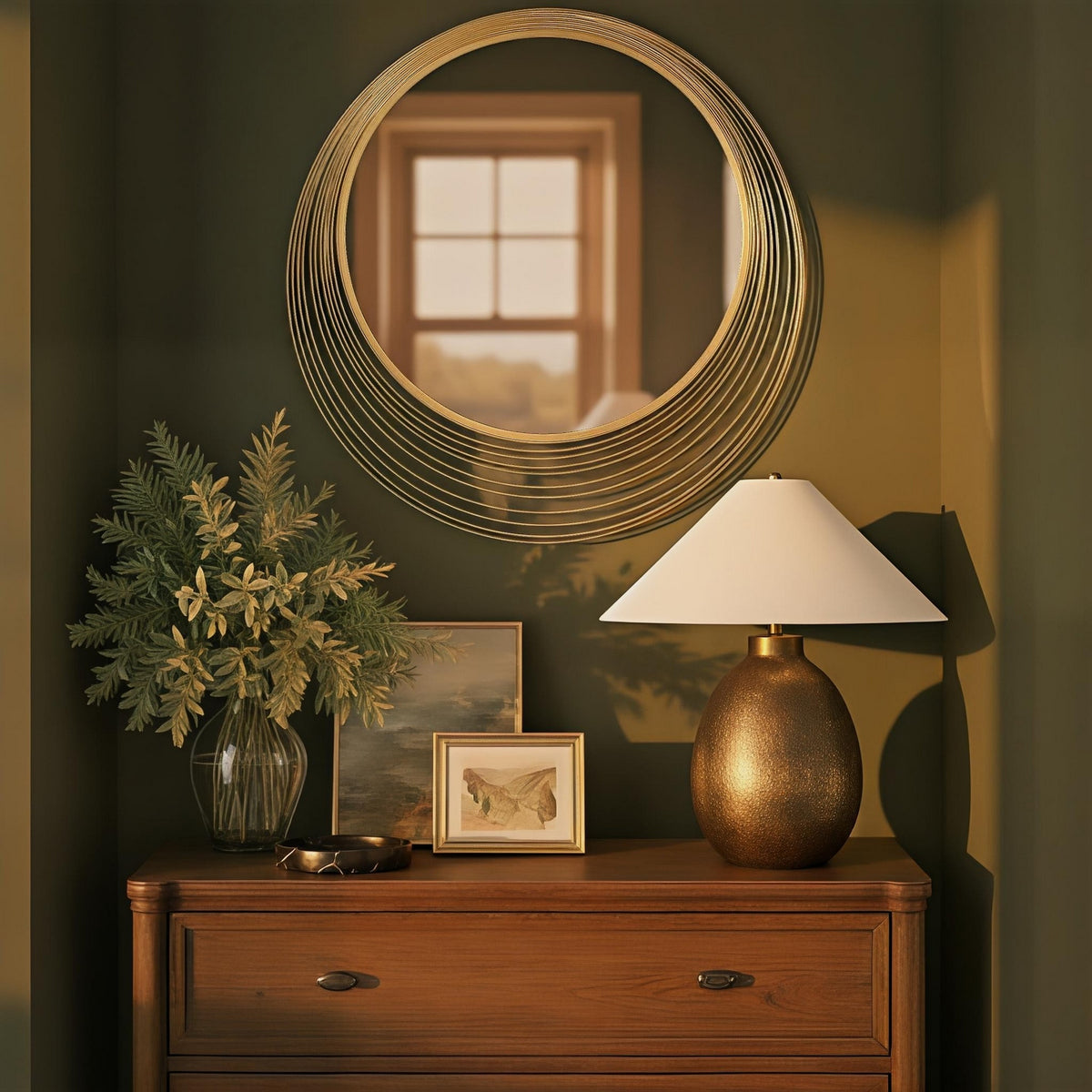 Crystorama - CEC-M770-GA - Mirror - Cecile - Antique Gold