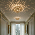 Crystorama - COR-7100-SG - Three Light Flush Mount - Cora - Soft Gold