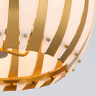 Crystorama - DRA-8003-LG - Cinq lumières Suspendu - Daria - Luxe Gold