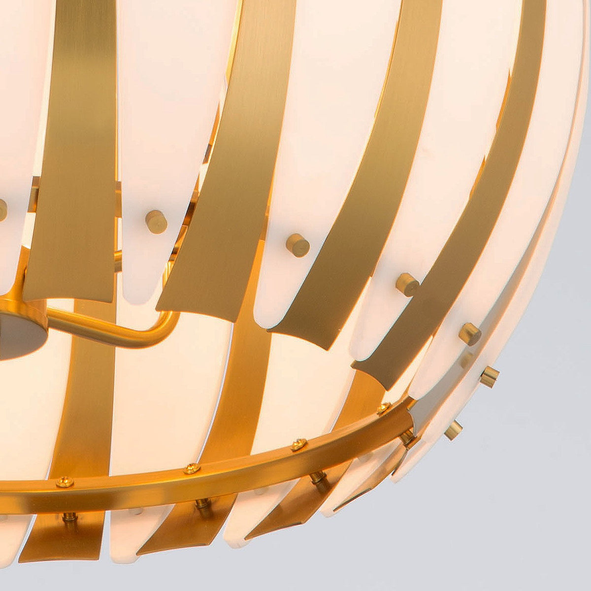 Crystorama - DRA-8003-LG - Cinq lumières Suspendu - Daria - Luxe Gold