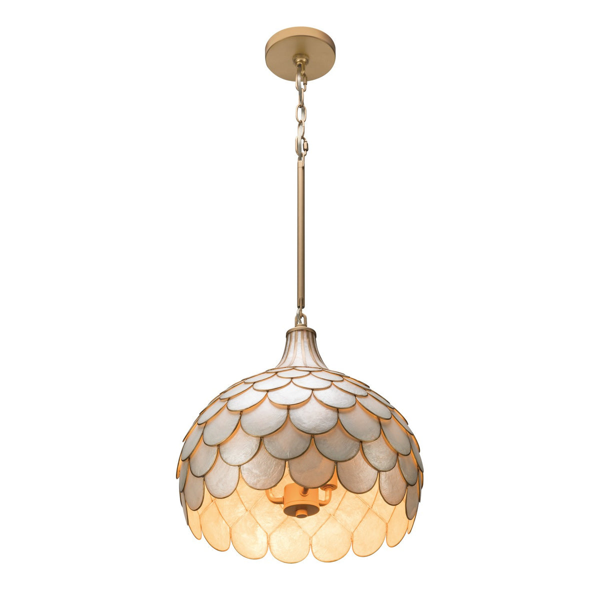 Crystorama - DRB-7003-SG - Trois lumières Suspension - Darby - Or doux