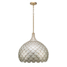 Crystorama - DRB-7005-SG - Five Light Pendant - Darby - Soft Gold