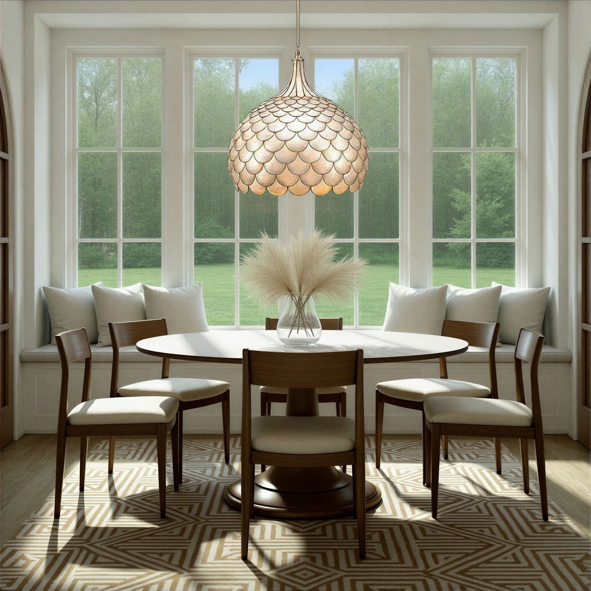 Crystorama - DRB-7005-SG - Cinq lumières Suspension - Darby - Or doux