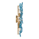 Crystorama - ESM-4001-AG-BL - Quatre lumières Murale - Esme - Laiton vieilli