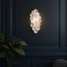 Crystorama - ESM-4001-AG-WH - Quatre lumières Murale - Esme - Laiton vieilli