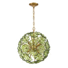 Crystorama - ESM-4005-AG-GR - Six Light Chandelier - Esme - Aged Brass