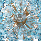 Crystorama - ESM-4009-AG-BL - 12 Light Chandelier - Esme - Aged Brass