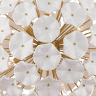 Crystorama - ESM-4009-AG-WH - 12 Light Chandelier - Esme - Aged Brass