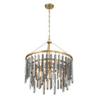Crystorama - GEM-7004-MG-SS - Sept Lumières Suspendu - Gemma - Or moderne